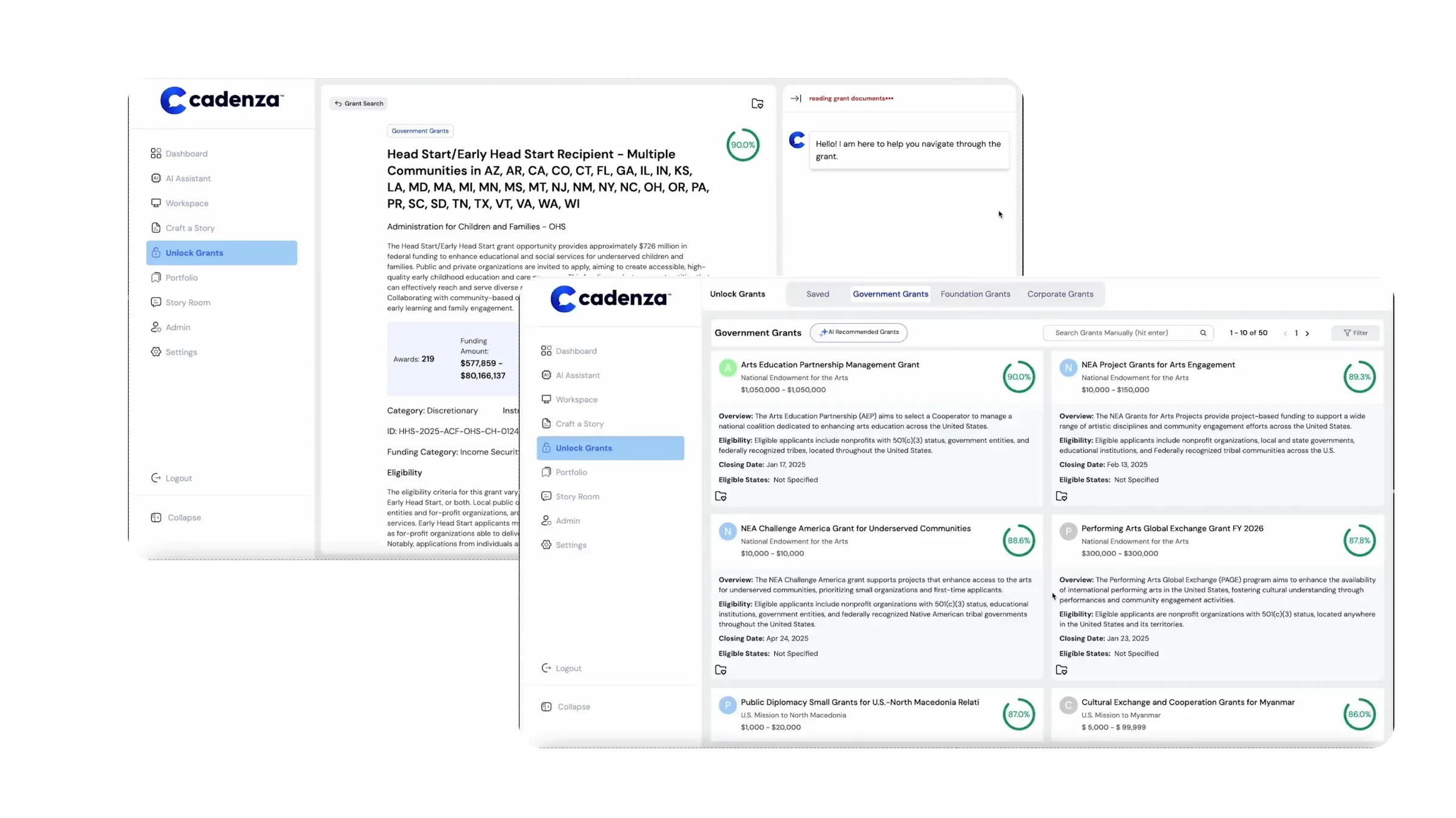 CADE Insights, screen 3