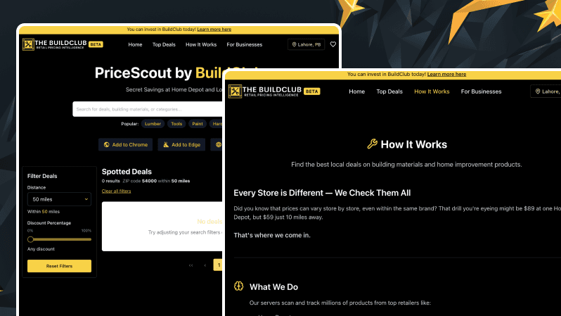 BuildClub, screen 4