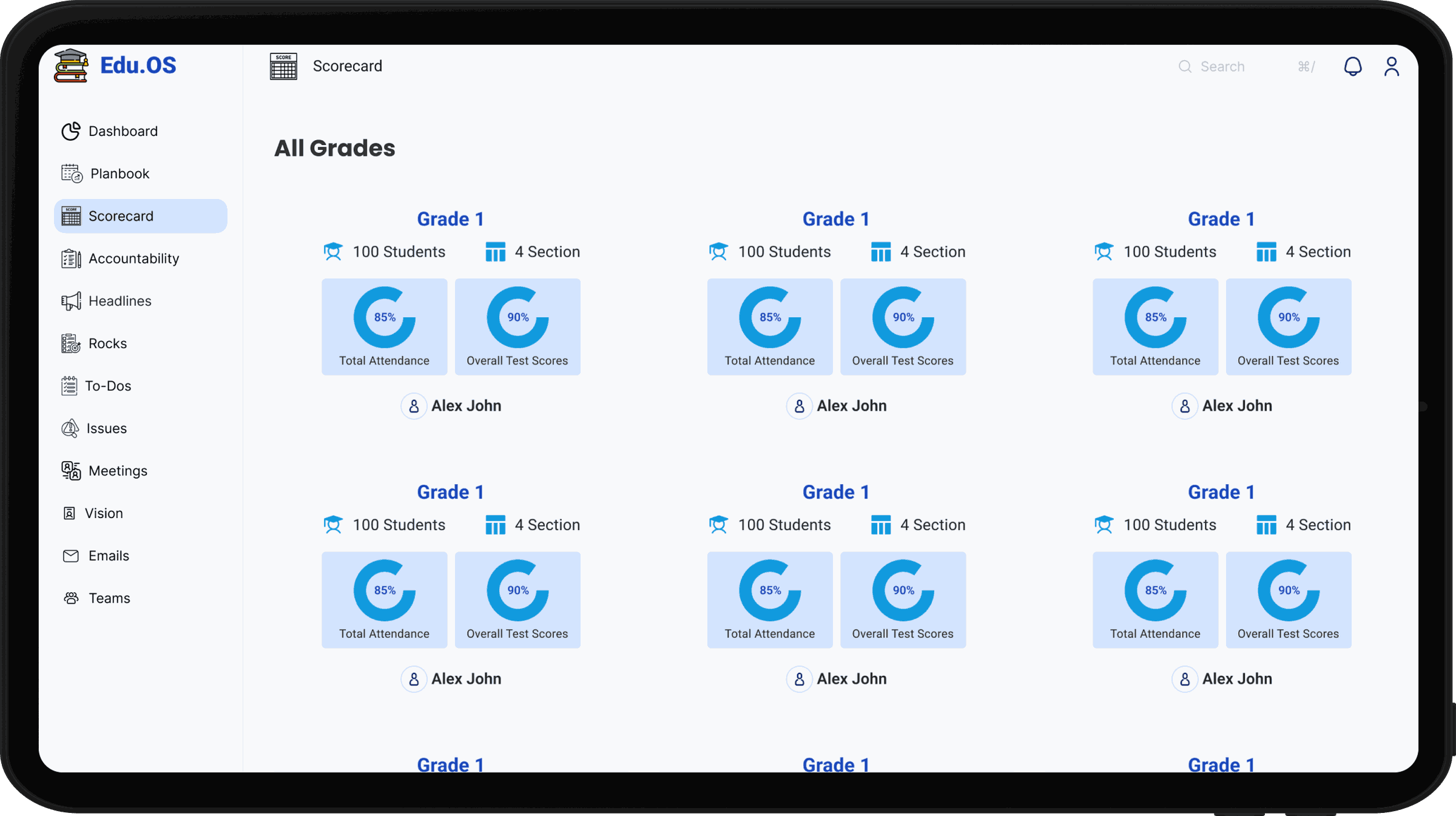 edu.OS, screen 2