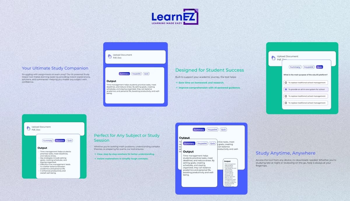 LearnEZ AI, screen 5